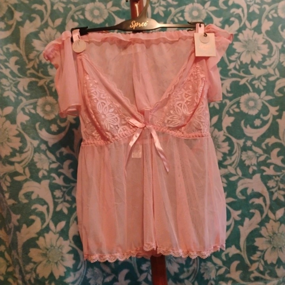 Spree Pink Lace Chemise